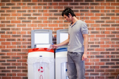 Secure document shredding process in Westminster office