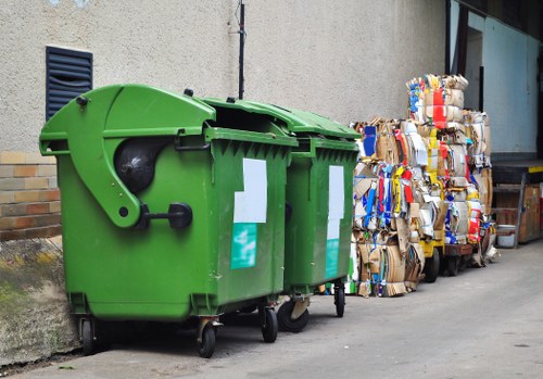 Waste clearance professionals at work